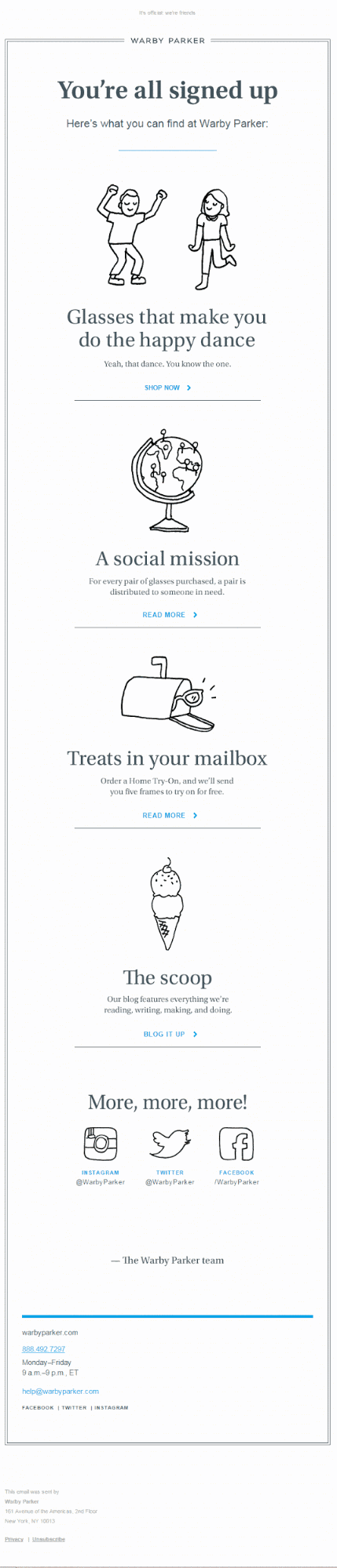 Warby Parker – Email Marketing Metrics – Conversion Rates