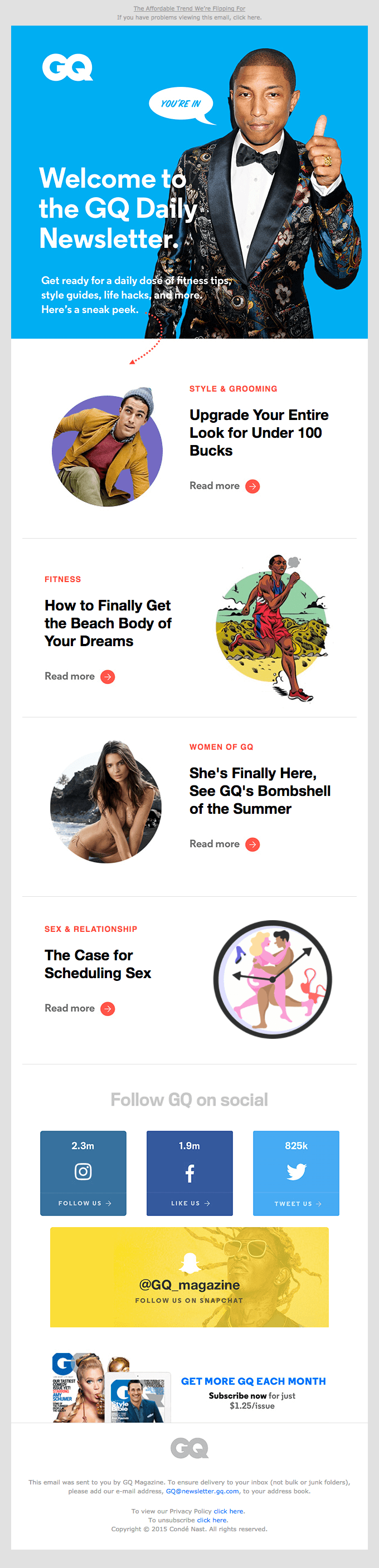 GQ email example