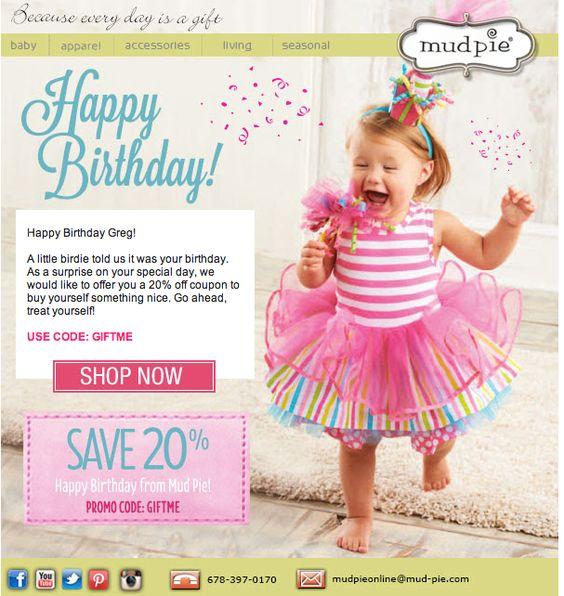 Birthday emails can improve conversion rates by up to 60%.
