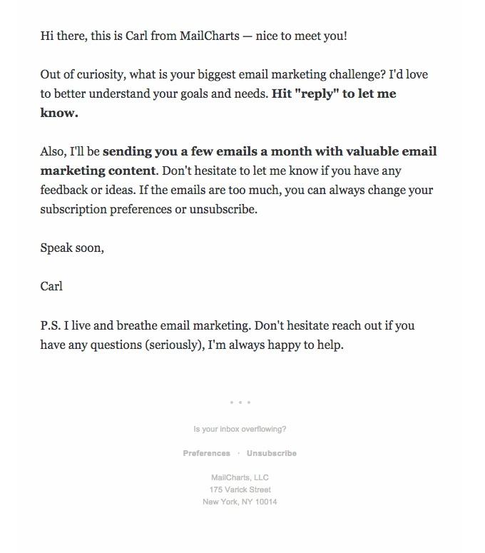 In fact, researchers have found that plain-text emails can be more effective in marketing because they’re easier to open and they look more personal, like an email a loved one or friend would send them. 