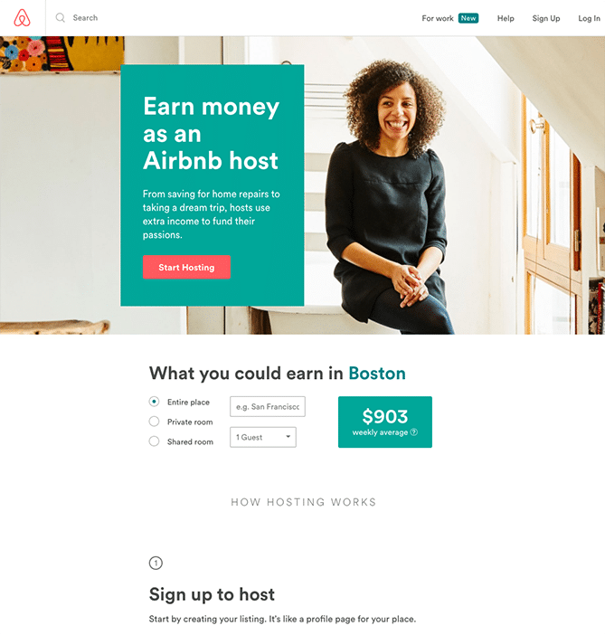 Good landing page examples, however, have color choices that make the page look balanced, even if some parts jump out at you more than others, and aesthetically pleasing.