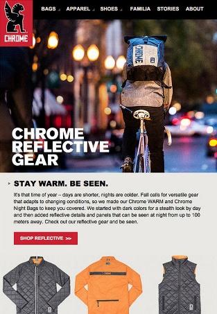 Chrome Industries - Email Marketing Campaign