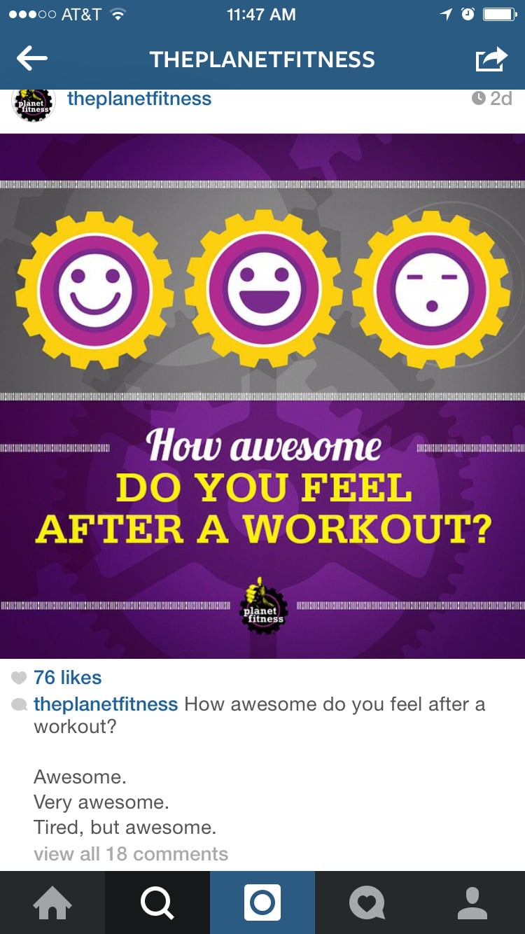 Planet Fitness example