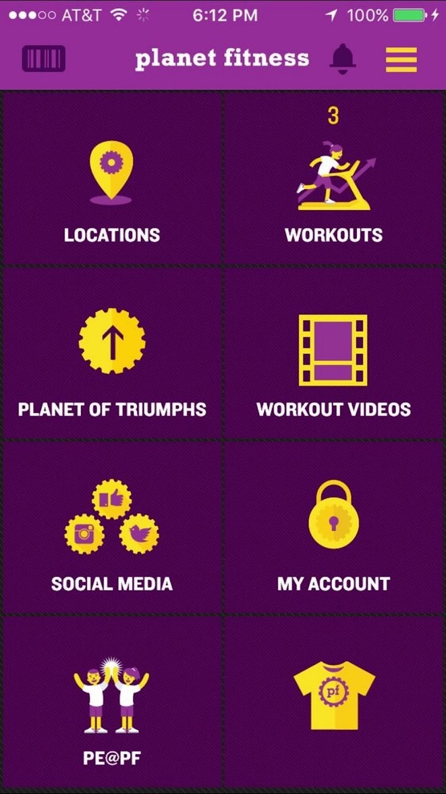 Planet Fitness app