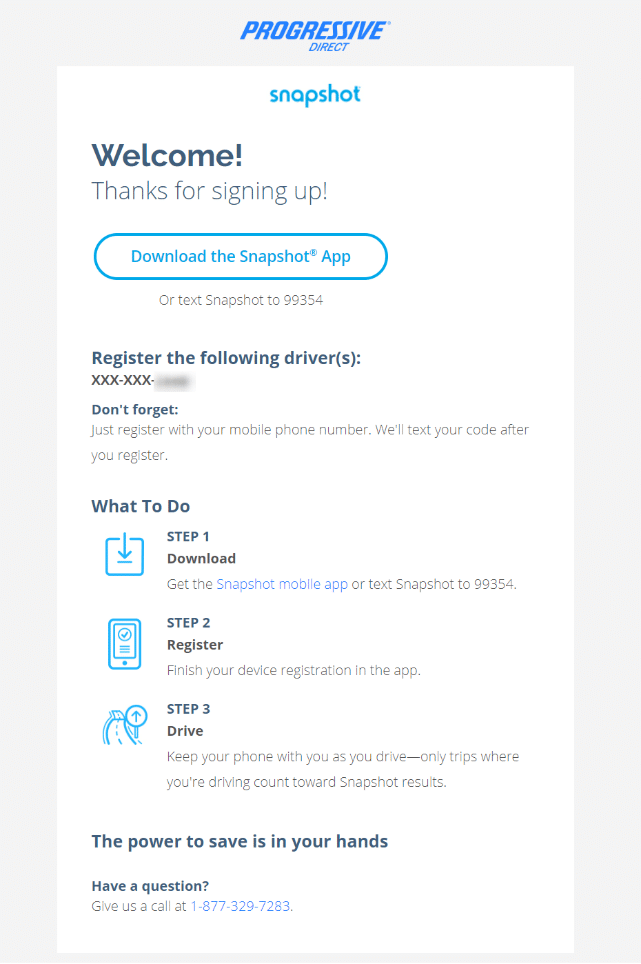 Progressive email signup example