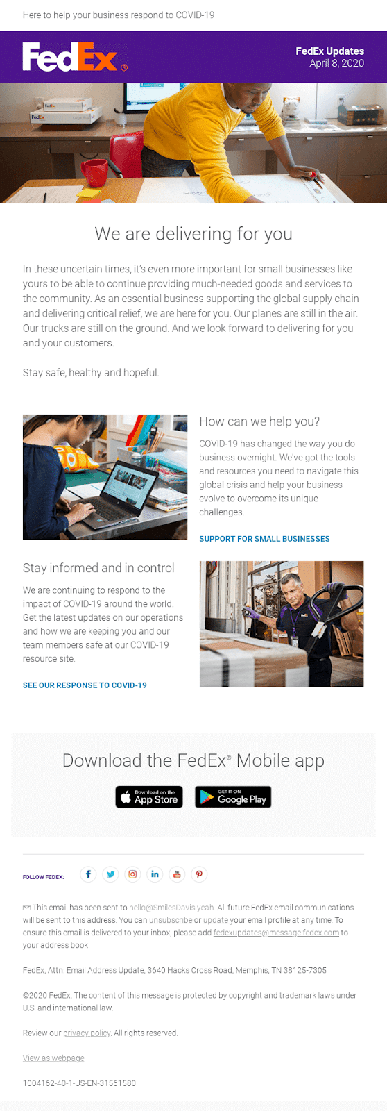 fedex-email-connects-with-customers