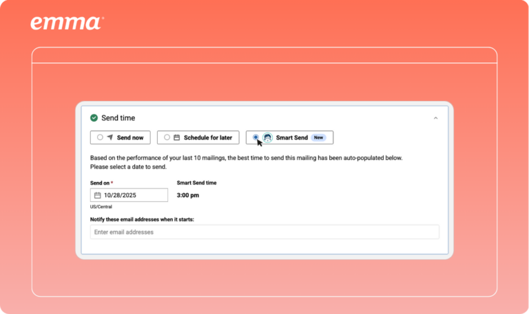 Smart Send - Email Marketing Software That Works For You | Emma Email ...