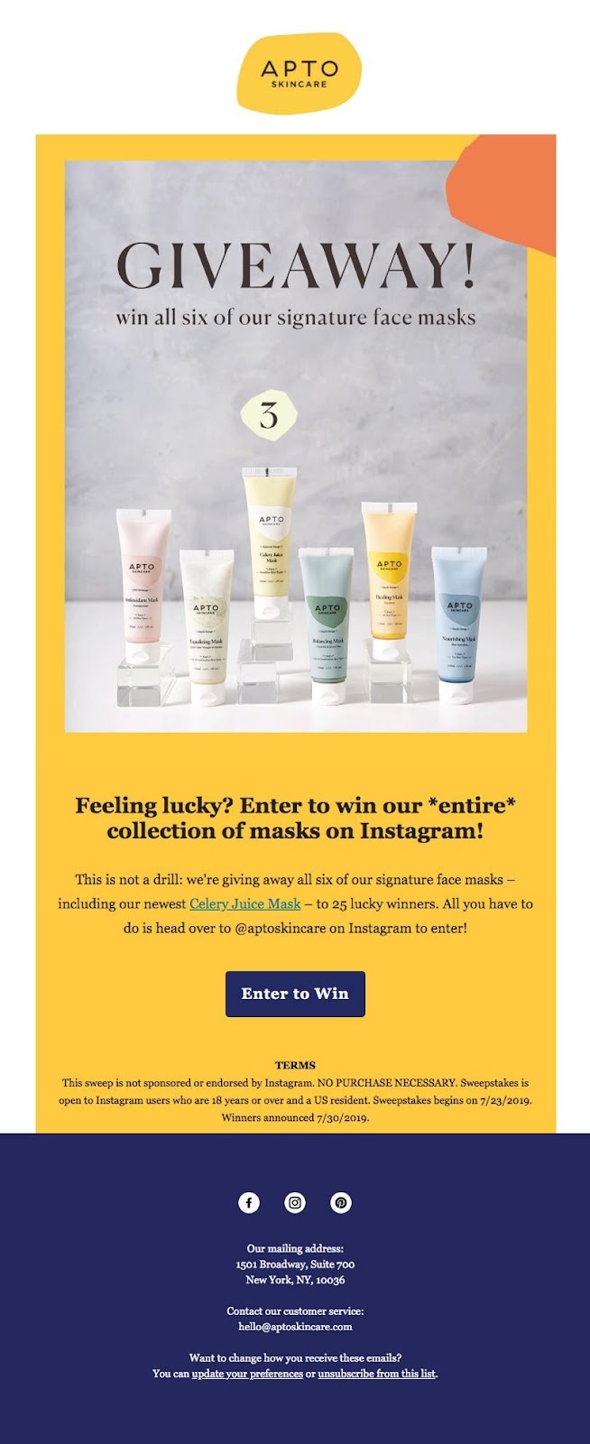 Apto skincare example