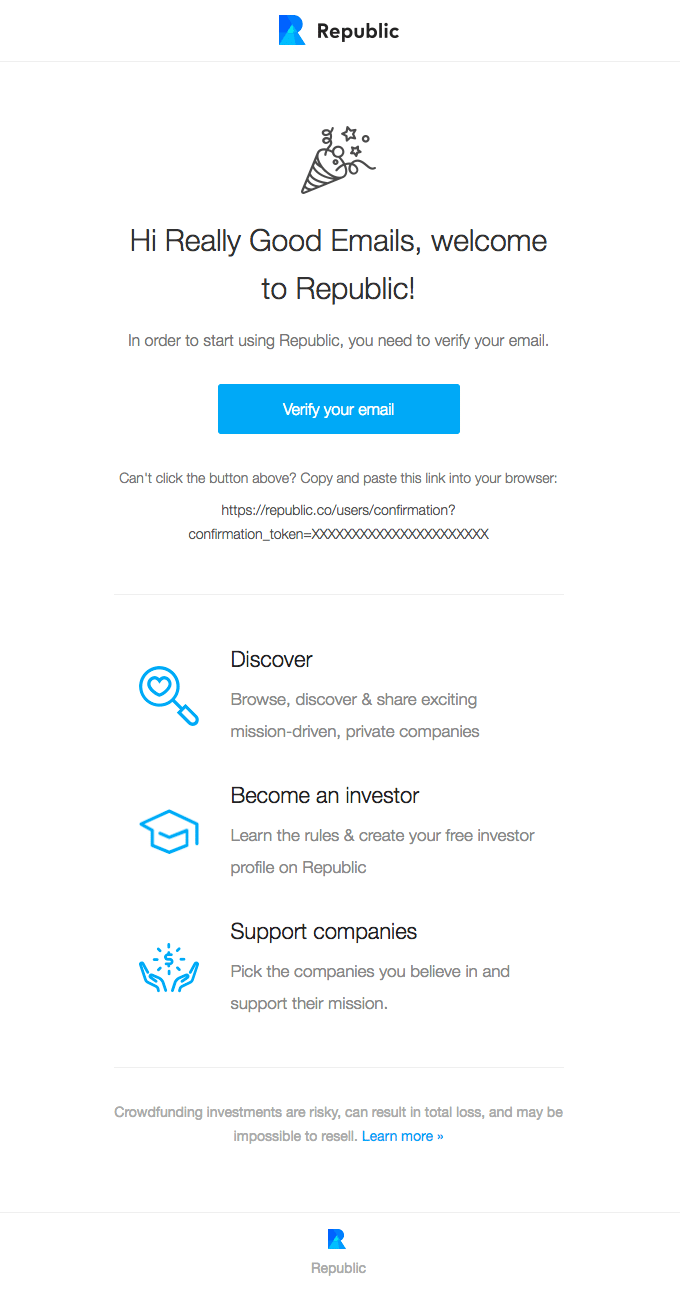 A double opt-in gives new subscribers a chance to confirm that they want to receive your content in their inboxes