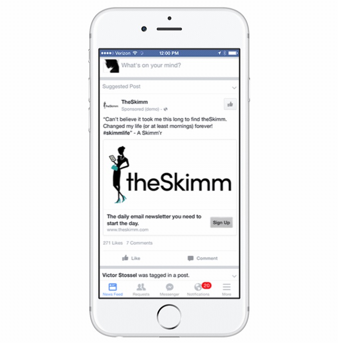 The campaign resulted in a 22% increase in lead quality and cost less than $2 an acquisition.