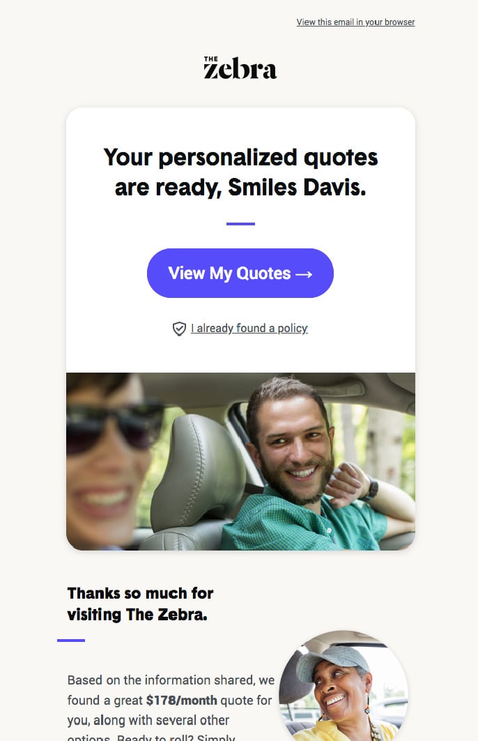 Last but definitely not the least, we have the personalization strategy. People will respond favorably to seeing their name on your retail email subject line.