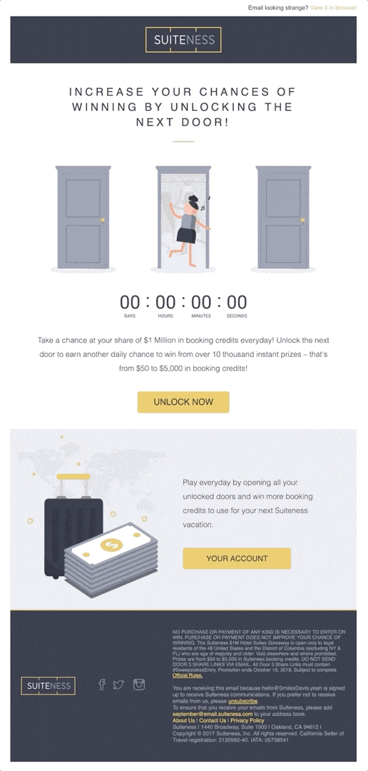 suiteness email example