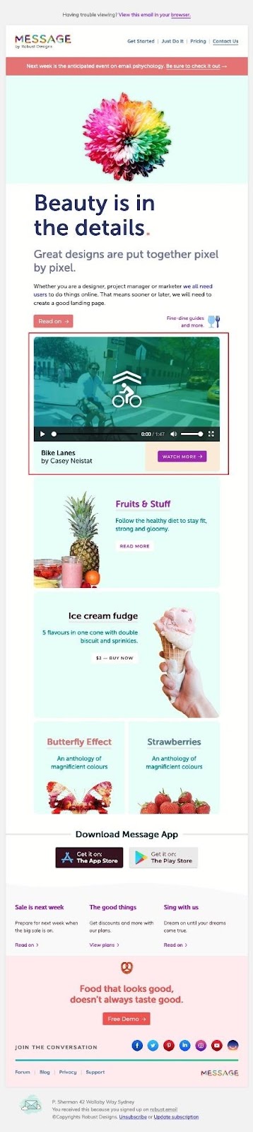 Robust Designs video marketing example