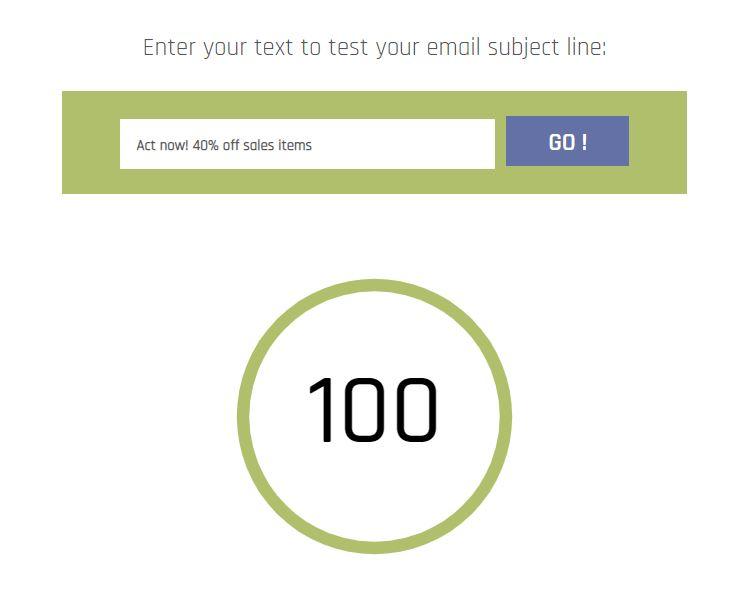 As a free tool, Email Subject Line Grader takes a look at how effective your content will be in terms of word count, copy, and balance.
