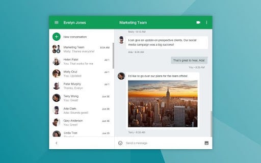 Google Hangouts collaboration tool