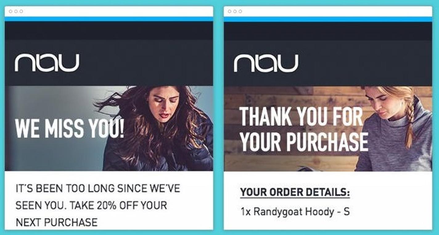 nau welcome email examples