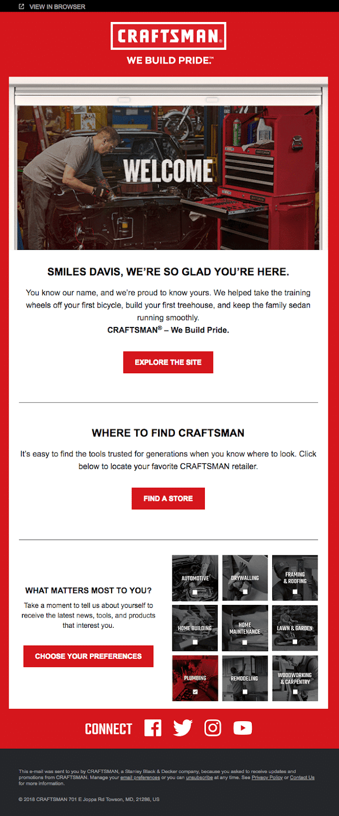 Welcome emails generate 4x more opens and 5x more clicks than regular emails.