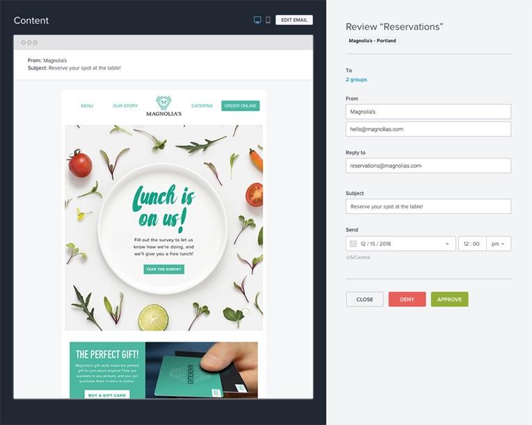 Not only does having the right information help drive better quality campaigns, having a marketing tool that can tie everything together makes your restaurant marketing strategy that much simpler.