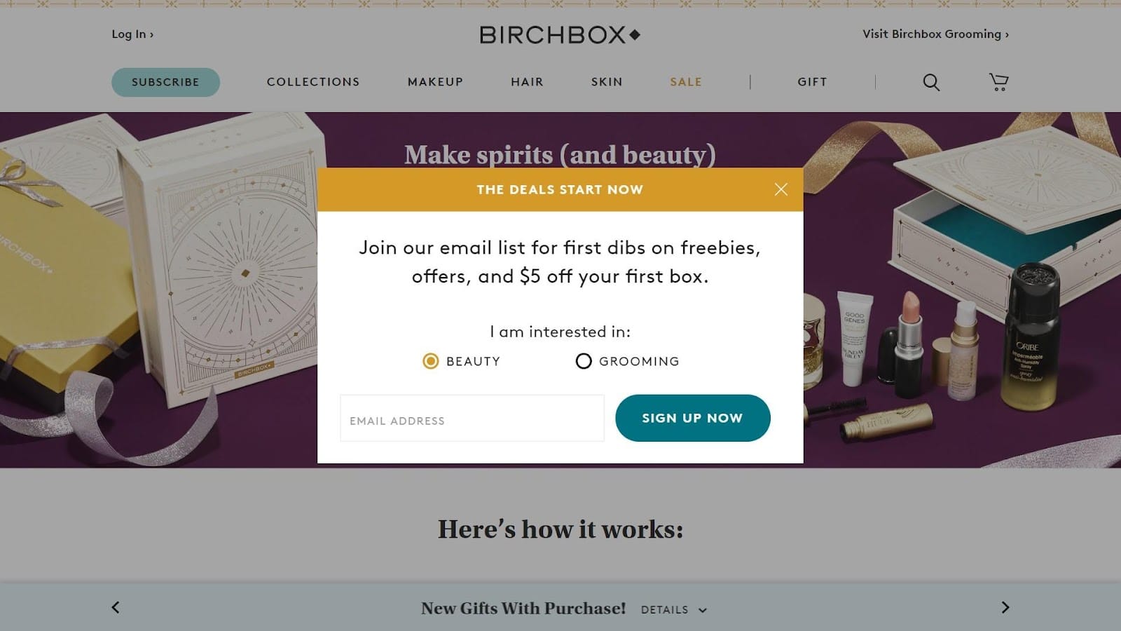 To get better results, come up with an irresistible reason for people to give you their email addresses