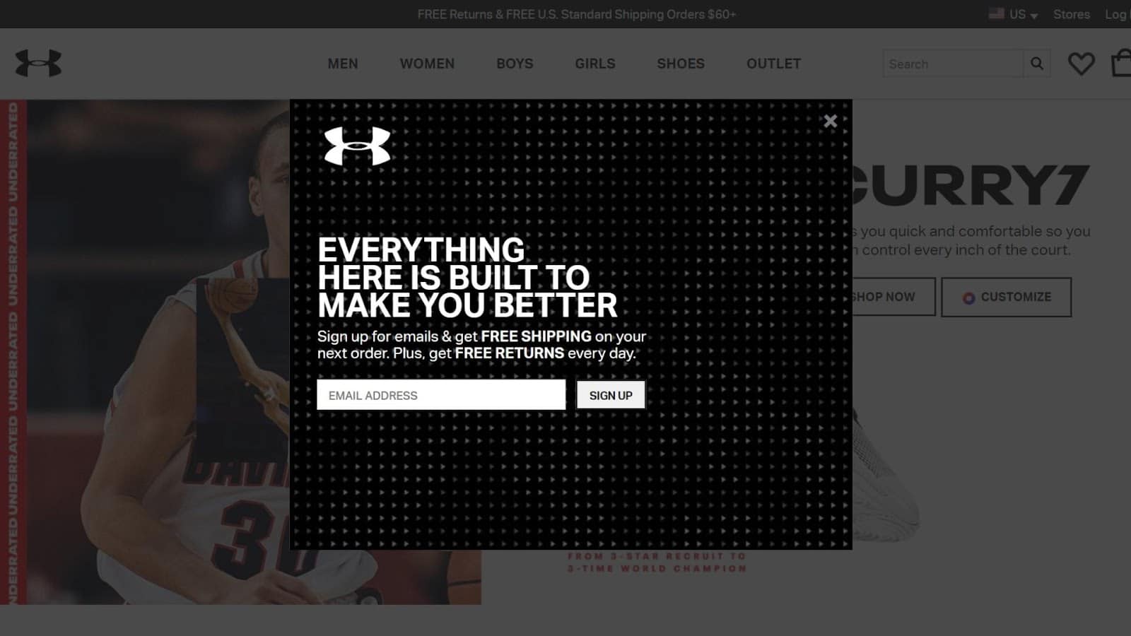 Speed things up: Market the idea of receiving brand emails to prospective subscribers.