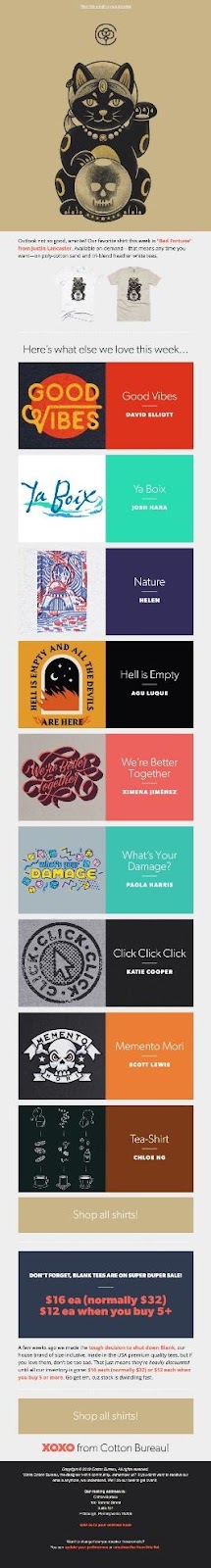 Sure, it’s got a lot of eye-catching images and colors; however, the color scheme is all over the place.