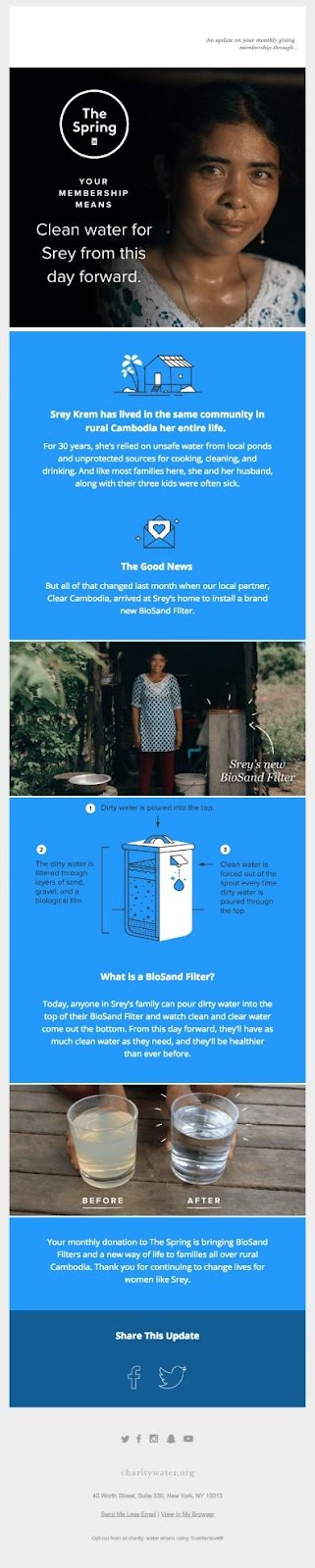 One of the most effective forms of storytelling for nonprofits is sharing the story of those they’ve helped during their journey.