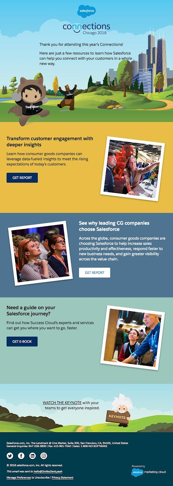 Salesforce invite email example