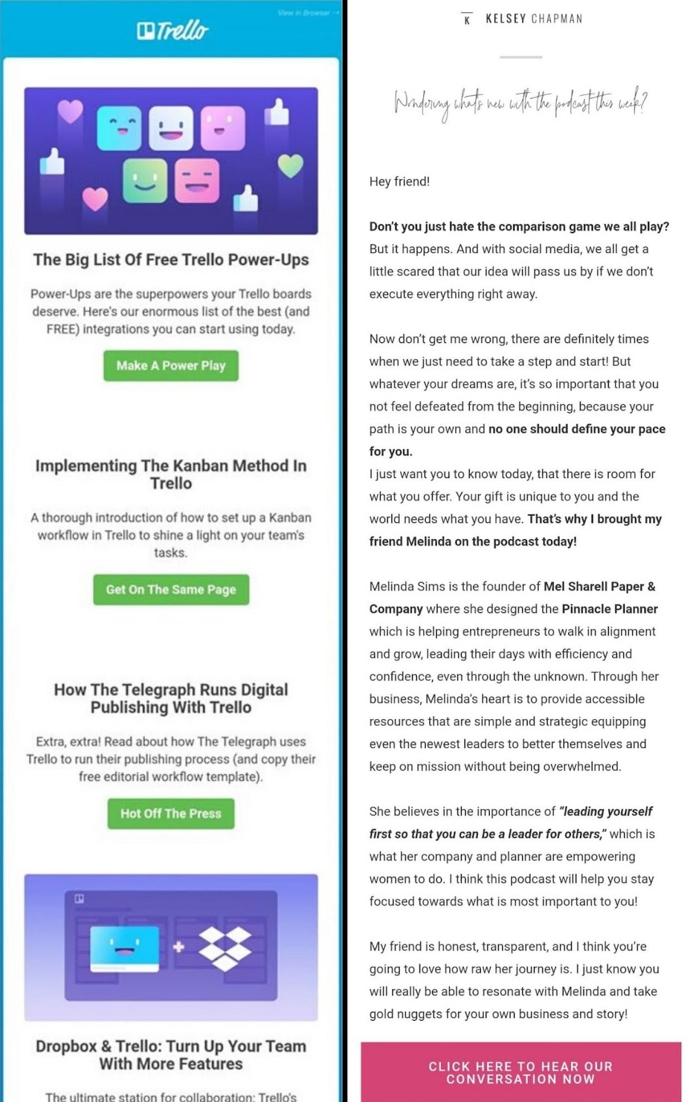 Trello email example