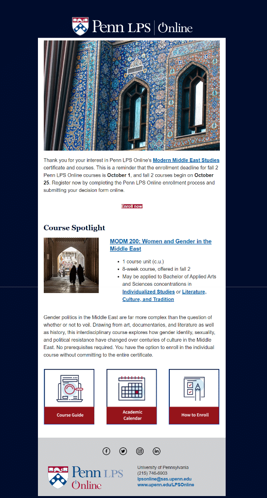 Penn LPS Online example