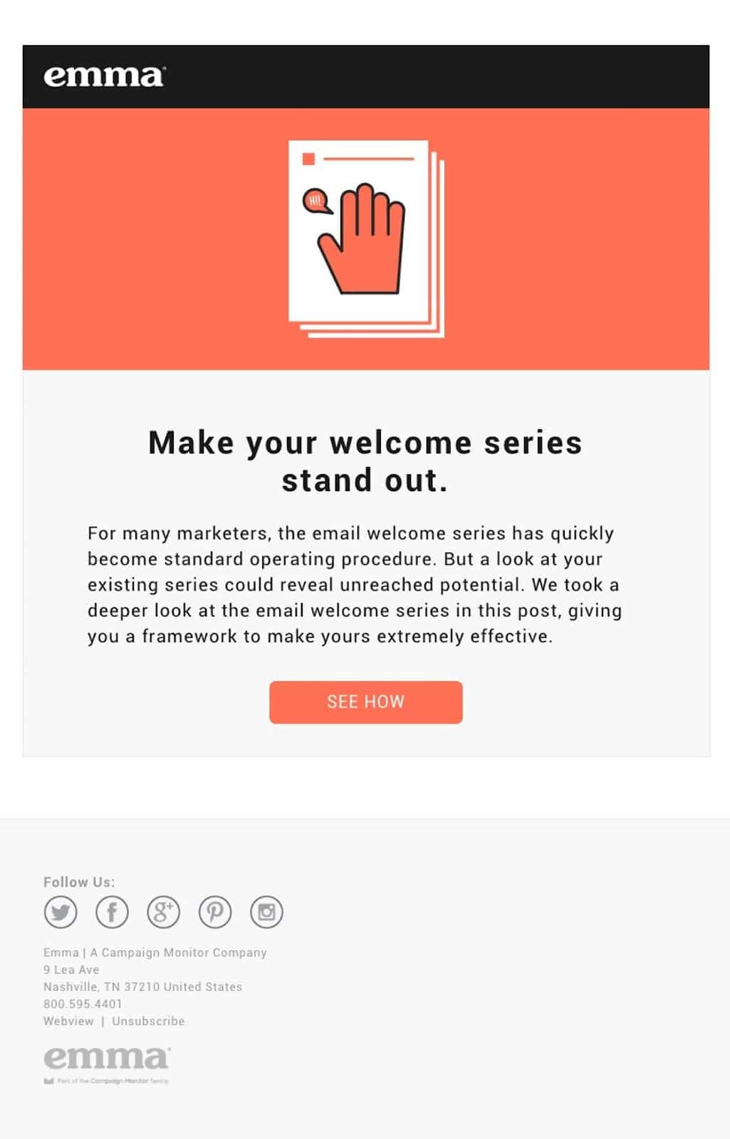 Emma welcome series info