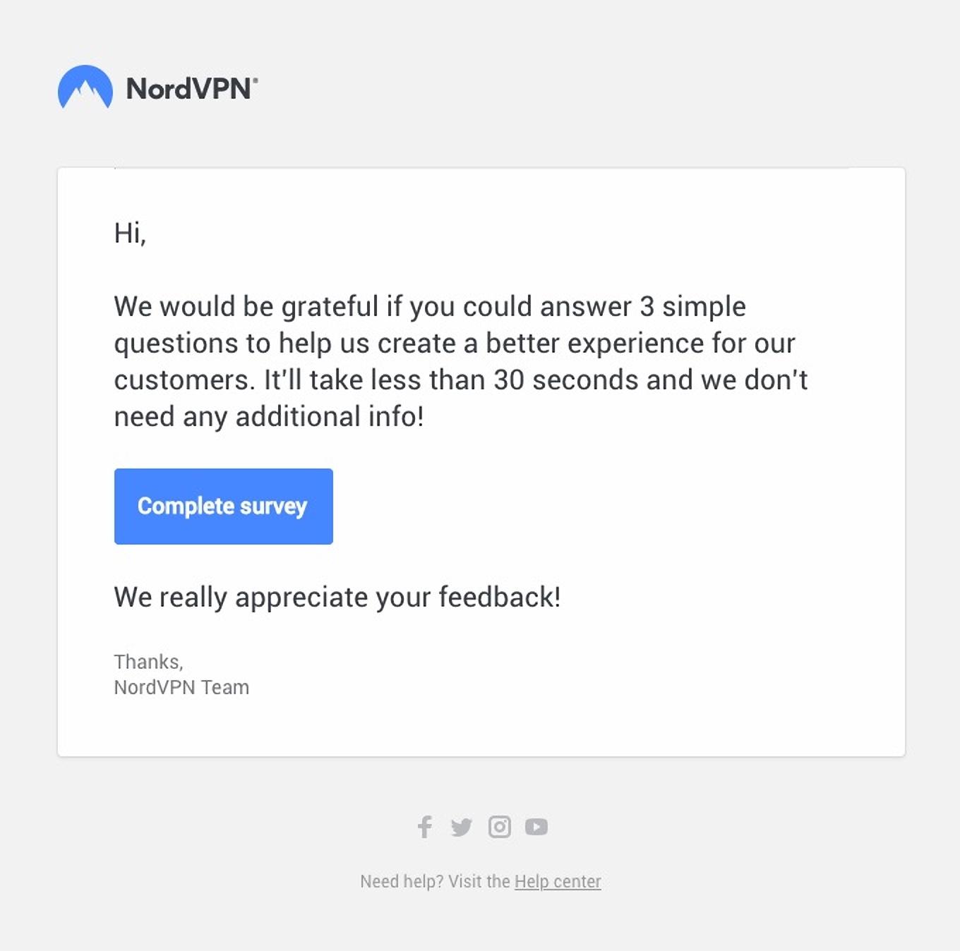 NordVPN example