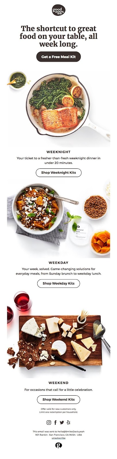 image heavy email example
