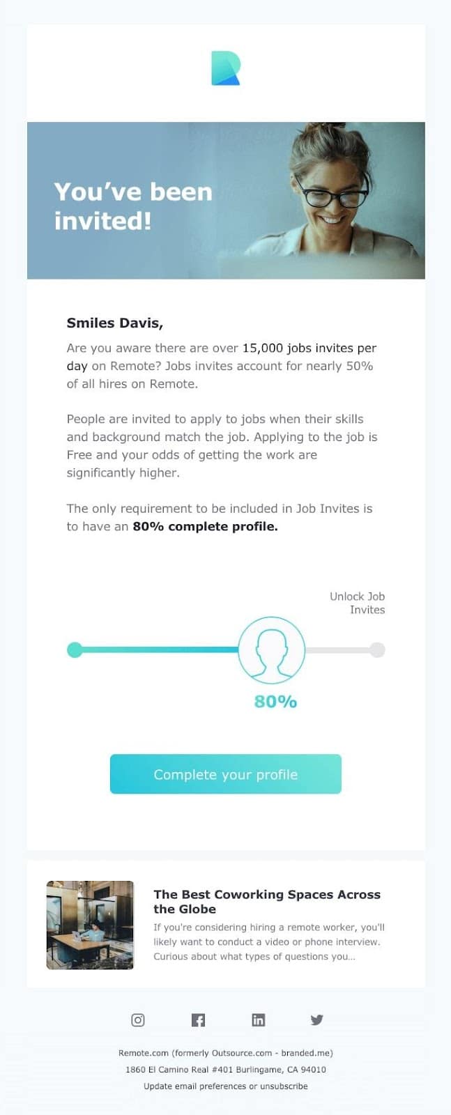 Sure, these are useful bits of information; however, allowing your subscribers to fill out profiles and preferences are excellent ways to gain even more detailed information for you to help further serve them.