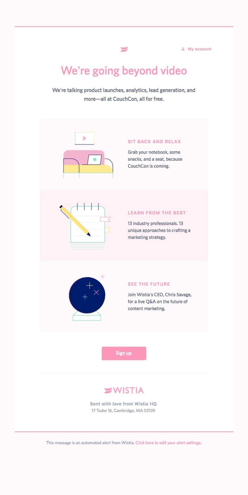 Wistia email example