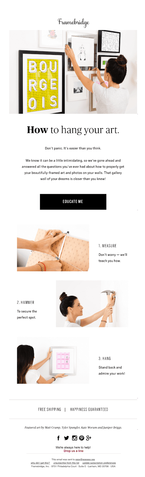 This email offers extremely relevant, helpful, and timely information in a way that seems more beneficial (to the customer) and innocent, rather than self-serving.