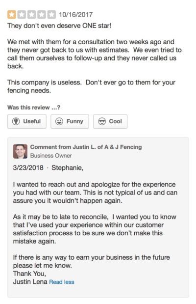 negative-social-proof-response example