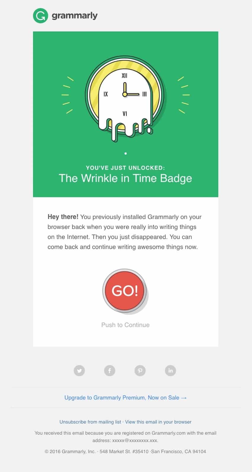 grammarly newsletter