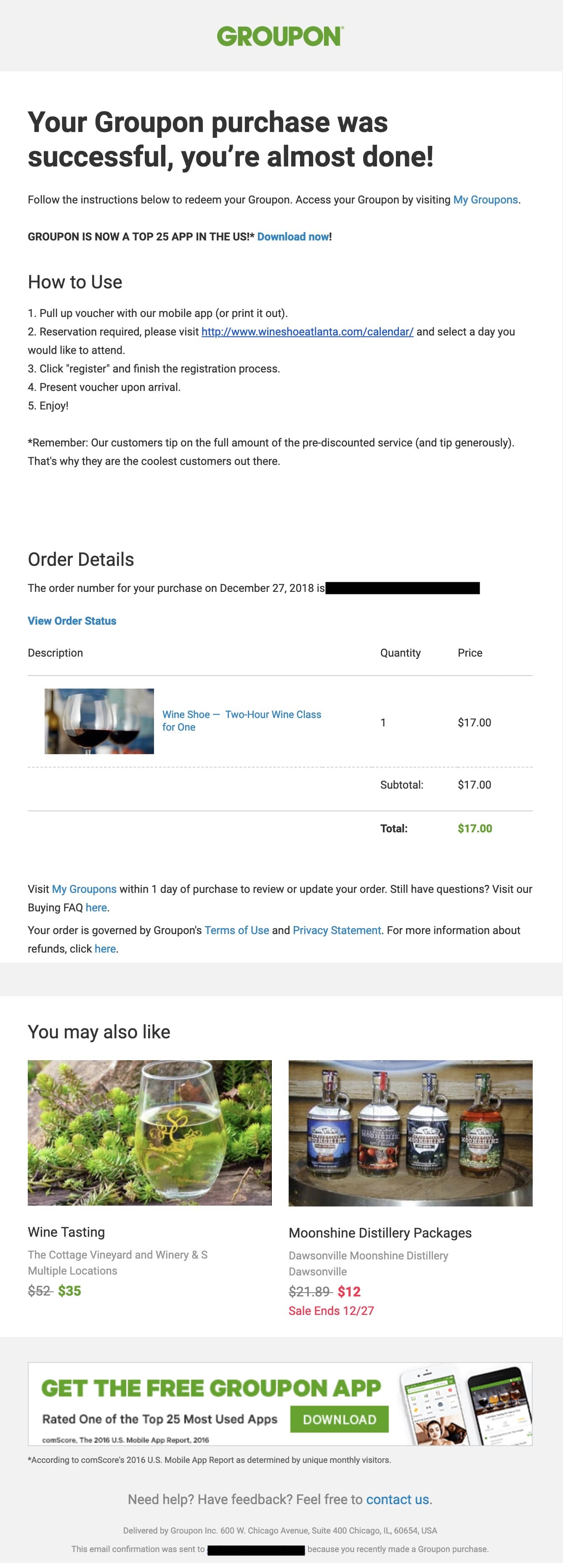 Once a customer purchases your brand, you should send an automated thank you email.