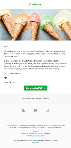 You can nurture your existing customers who are using your service with reminders about their expiration date and provide compelling reasons why they should continue their membership with you.