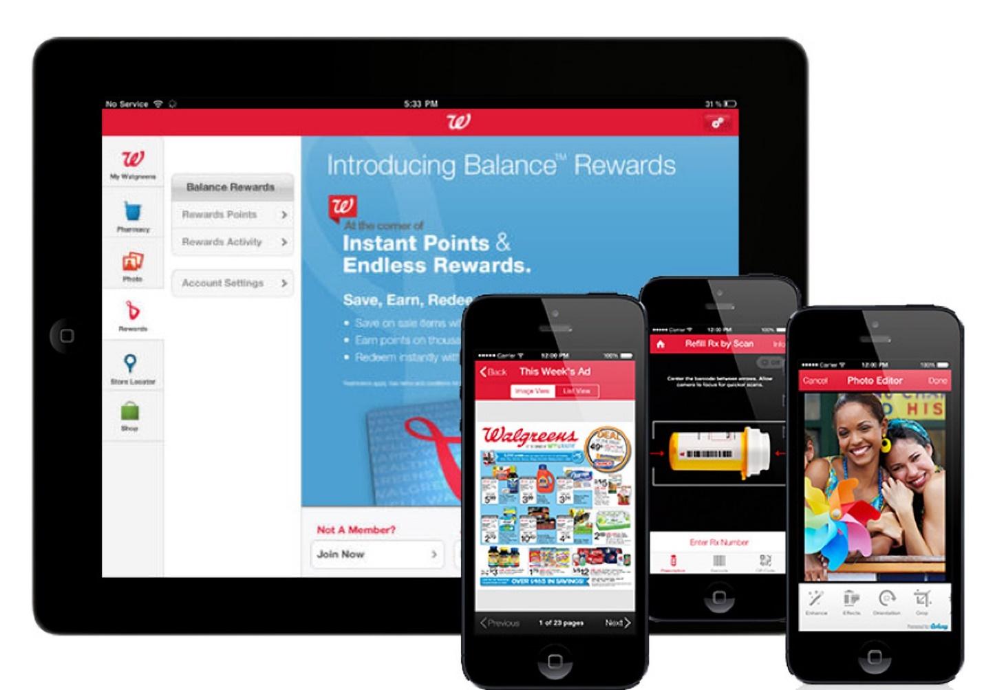 Walgreens Balance Rewards examples